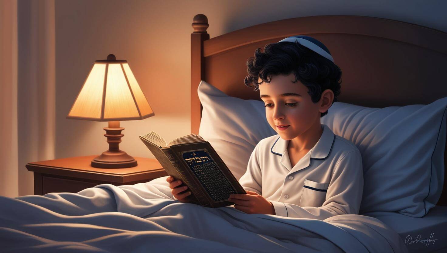 ילד קורא קריאת שמע